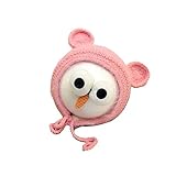 Ainial　ニット帽　ベビー　女の子　男の子　男女兼用　秋冬　帽子　ニット　キャップ　可愛い　クマの耳付き　もこもこ　暖かい　ニットハット　キッズ　ガールズ　ボーイズ　ニット帽子　子供用　赤ちゃん　