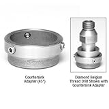 CRL 2 – 3 / 4 "調整可能なダイヤモンド皿穴アダプタ