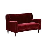 arne ミニソファー 2人掛け キッズソファ 布張り chateau 2P V-1008 ダークレッド