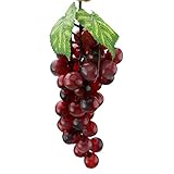 Zhaozhe人工観葉植物 ぶどう 28頭 庭 飾り デコレーション 枯れない 手作り 本物そっくり