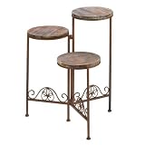 Gifts and Decor Rustic Finish Triple Planter Table Set by Gifts & Decor