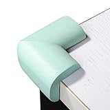 [Jiyaru] 8個セット コーナークッション超弾力 コーナーパッド厚手 けが防止 ベビーガード グリーン