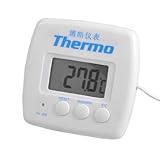 uxcell　デジタル 温度計　ディジタルサーモスタット　1.5Mプローブケーブル長さ　冷蔵庫　温度速度
