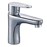 「取り付け簡単」Auralum 洗面水栓 ツーホールタイプ 取り替え用シングルレバー 水道 取替