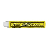 Markal 84710 HT-34 Paintstik Solid Paint Red Hot Surface Marker (400 F - 1800 F), White (Pack of 12)