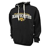 NCAA Iowa Hawkeyes Peerless Reduxフード XL ブラック