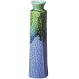 信楽焼　オーロラ変形花入・9号（全高26.5cm×全幅7cm）