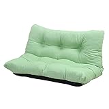 『ゆったりソファ120幅(zsy-ytr120)』【JKP】グリーン(#9899299)サイズ：幅120×奥行64～102×高さ58cm