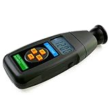 (Ckeyin) デジタルタコメーター 回転計　非接触式　フラッシュ測定　反射シール不要　高精度