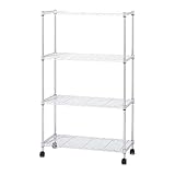 【5月中旬入荷予定】タイムセール★【メタルラック ランキング入賞】スチールラック 幅75 オフィス家具ラック キッチンラック ランドリーラックシステムワイヤーラック 棚 4段 幅75 奥行35 高さ125モデル ルミナス互換ラック EL19