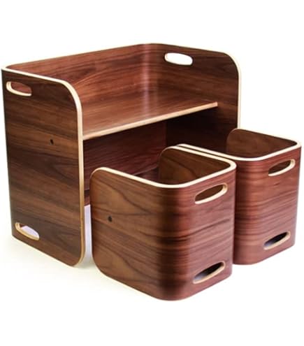 Amazon.co.jp: HOPPL ColoColo Chair & Desk Set of 3 (Natural