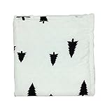 木newborn-baby-bassinet-soft-swaddle-warm-blankets-stripe-polar-fleece-sleeping