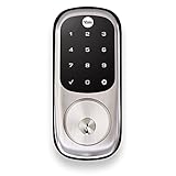Yale Assureロックキーフリータッチスクリーンデッドボルトでサテンニッケル YRD226ZW2619 1