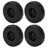 MN D99 アップグレード、Wpl C24 タイヤ、4 個 RC カータイヤタイヤホイール MN D90 D91 D99 D99S D86 RC カースペアアップグレードアクセサリー用 (R789S シルバー)