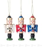 木の装飾の絞首刑の x の深さ 2 cmx5 cmx1,5 cm の鉱石山のクリスマスツリーの装飾の木の装飾の小型くるみ割り王 (3) の幅 X の高さ