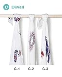 aden + anais (エイデンアンドアネイ) おくるみ バンブー バラ売り 1枚 出産祝い SILKY SOFT 【並行輸入品】 Diwali C-1