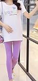 (クレプスコロ)CREPUSCOLO よく伸びる！ マタニティ レギンス ロング丈 産前 妊婦 パンツ 全5色 (L, パープル)