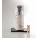 美濃焼　手描工房　１０号円筒型花瓶＜YJ15-04＞