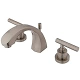 Elements of Design ES4988CML Sydney 8 to 16 2-Handle Widespread Lavatory Faucet, 5, Satin Nickel by 