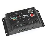 12V / 24V 20Aカー太陽光発電システム用ソーラー充電コントローラレギュレータを切り替えます