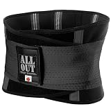 ALLOUT ウエストシェイパー シェイプアップベルト メンズ レディース 男女共用(ブラック, L)