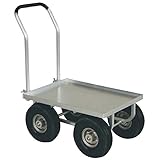 ハラックス 愛菜号 アルミ製台車 CH-530-35TP アルミ板付 大きいコンテナ1個用 エアタイヤ 防J 代不