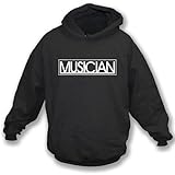 Musicianロゴ( as worn by Liam Gallagher )フード付きスウェットシャツ、カラーブラック 3L ブラック