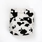 SUNNY BABY 人気速乾 ワンサイズ布おむつカバー ホワイト牛柄