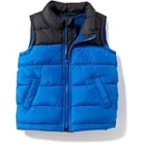 オールドネイビー OLD NAVY/ カラーブロックフロストフリーベスト ブルー アウターベスト 12～18ヶ月【並行輸入】