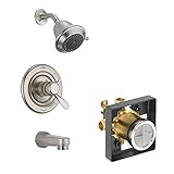 Delta Delta KTSDCL-T17430SOS-SS Classic Tub/Shower Kit Pressure-Balance Dual-Function Cartridge, Bri