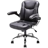 【安心一年保証】オフィスチェア 合皮レザー パソコンチェア ワークチェア PCチェア oaチェア ロッキングチェア 社長椅子 事務椅子 腰痛対策 低反発 超肉厚 収納式 ビジネス (ブラック)