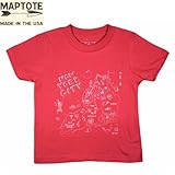 【MAPTOTE】 Toddler SS Tee【マップトート】 トドラー Tシャツ New York City-Red 4(100)
