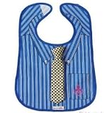 マンチキン フォーマル ボーイズ ネクタイ　ビブ よだれかけ 【40819】 (シャツ/イエローネクタイ)