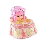 クリエイティブピンクガール人形ジュエリー収納ボックス/ジュエリーディスプレイスタンド