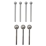 Perfk 円形　バーズ研磨　研ぎビット　バリ取り　研削　DIY　回転工具　サンディング　7個入り　全２パターン選べ - 10mm