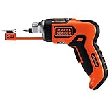 BLACK&DECKER 3.6VコードレスドライバーLI4000（便利なマグネティックホルダー付）