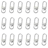 ファイニエ ナスカン シルバー 60個 33mm 薄型 フック 回転カン 付き キーホルダー 金具 ハンドメイド アクセサリー パーツ AP2685