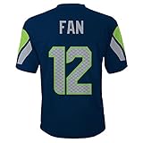 シアトル・シーホークス12th Fan NFL Youthミッドティアチームジャージーネイビー