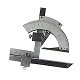 Baosity 精密ルーラー　0-320度　万能 ベベル プロトラクター　バーニア　角度ゲージ ファインダー　ステンレス