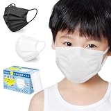 【小さめマスク 子供14.5cm】マスク 不織布 小さめ 16.5cm/マスク 子供14.5cm/大人17.5cm 個包装 マスク黒、ホワイト 三層構造 brodioマスク 小顔/女性/子どもたち 日本認証済み 耳が痛くない (子供用·ホワイト·14.5cm*9cm, 50枚)