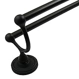 Rusticware 8222ORB 26.25in. Midtowne Double Towel Bar, Bronze [並行輸入品]