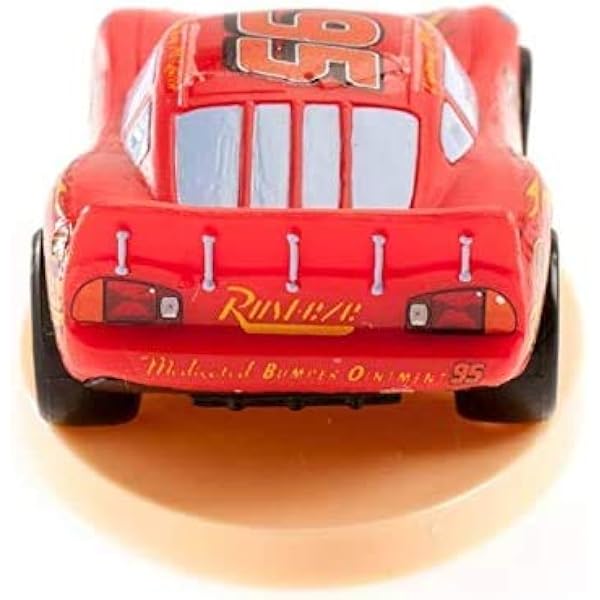Disney Cars Lightning Mcqueen Cake Topper 3 Inch Amazon Sg Toys