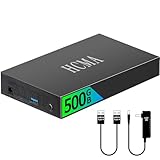 【Amazon.co.jp 限定】HCMA 外付けHDD 500GB 24時間連続録画対応/テレビ録画/PC/PS4/4K対応 静音&コンパクト 3.5インチ 金属製ボディ、耐衝撃、耐摩耗、Windows/Mac/USB3.0対応、外付けハードディスク (1)外付けHDD(500GB))