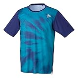 ダンロップ (DUNLOP) テニスウェア バドミントン 半袖ゲームシャツ 吸水 速乾 DAP1400 2024SS ネイビー 140