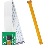 DAOKAI Raspberry Pi用カメラモジュールキット、CSIミニカメラビデオモジュール1080P 5MPウェブカメラサポートOV5647クリアスタンド付き、Raspberry Pi Model A/B/B+用、Pi 2用、Raspberry Pi 3用、Pi Zero/Zero W用