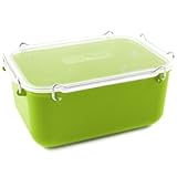 ClickClack Everydayストレージコンテナ、2-quart、グリーン