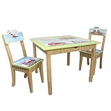 Fantasy Fields by Teamson Transportation Childrens Wooden Toddler Playtime Kids Table 9946A1 by Fant