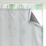 リコメン堂 3級遮光 裏地ライナー 縫製不要取り付け簡単 1枚単品 遮光3級 UVカット 断熱 保温 防音 丸洗い可能 ウォッシャブル 簡単取り付け (幅105cm×丈130cm)