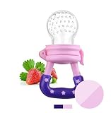 elegantstunning おしゃぶり 赤ちゃん、野菜、果物、一口、おしゃぶり、ピンクM