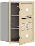 Salsbury Industries 3706s-02sfp 4 C水平メールボックス、砂岩